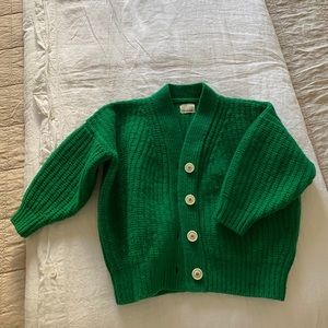 Babaa Cardigan No 19 Mini Emerald
